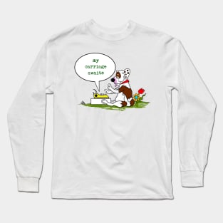 TYPEWRITER G PUP GREEN Long Sleeve T-Shirt